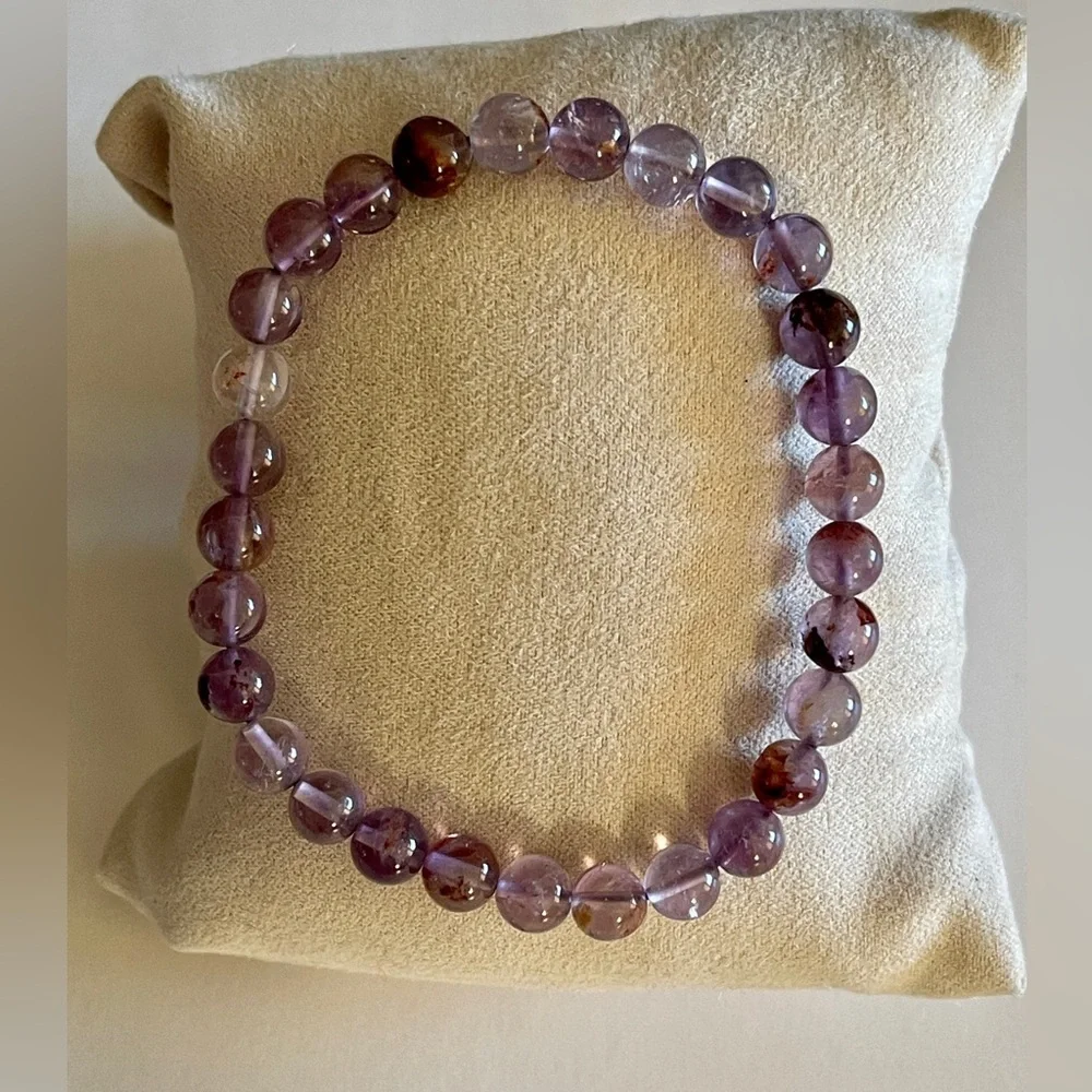 Amethyst Beaded Bracelet